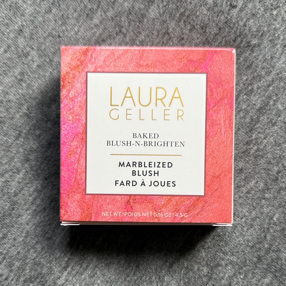 Laura Geller Baked Blush-N-Brighten - Vibrant Pink Marble